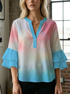 Damen Bluse mit wunderschönen floralem Design