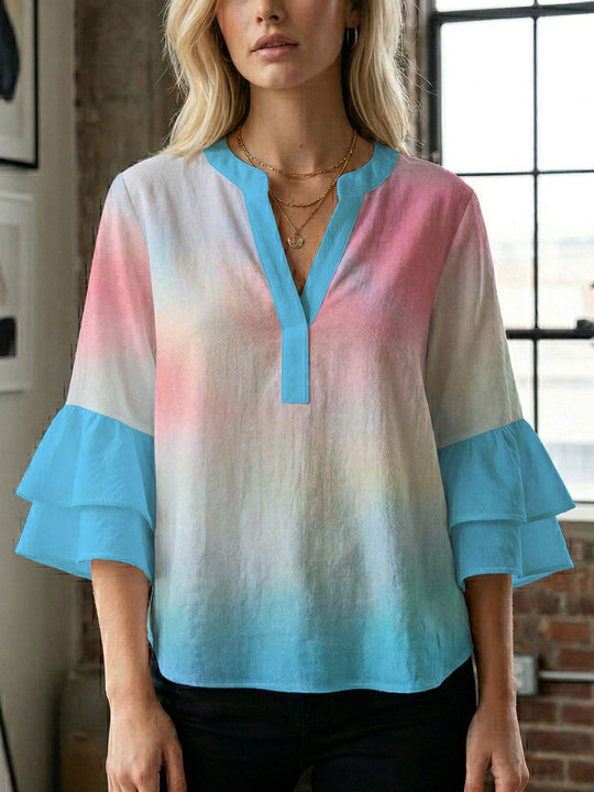 Damen Bluse mit wunderschönen floralem Design R&B