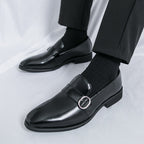 Damen Modische Mokassins mit eleganter Schnallenverzierung R&B
