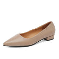 Damen klassische Ballerinas mit elegantem spitzen Design und bequemem Blockabsatz R&B