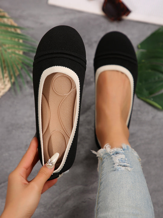 Damen Komfortable Ballerinas mit rutschfester Sohle R&B