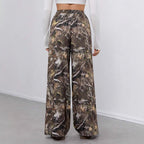 Damen weite Camouflage-Hose R&B