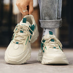 Damen Freizeit Sneakers mit atmungsaktivem Mesh-Obermaterial und stoßdämpfender Sohle R&B