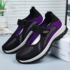 Damen Atmungsaktive Fitness-Schuhe mit praktischem Klettverschluss R&B