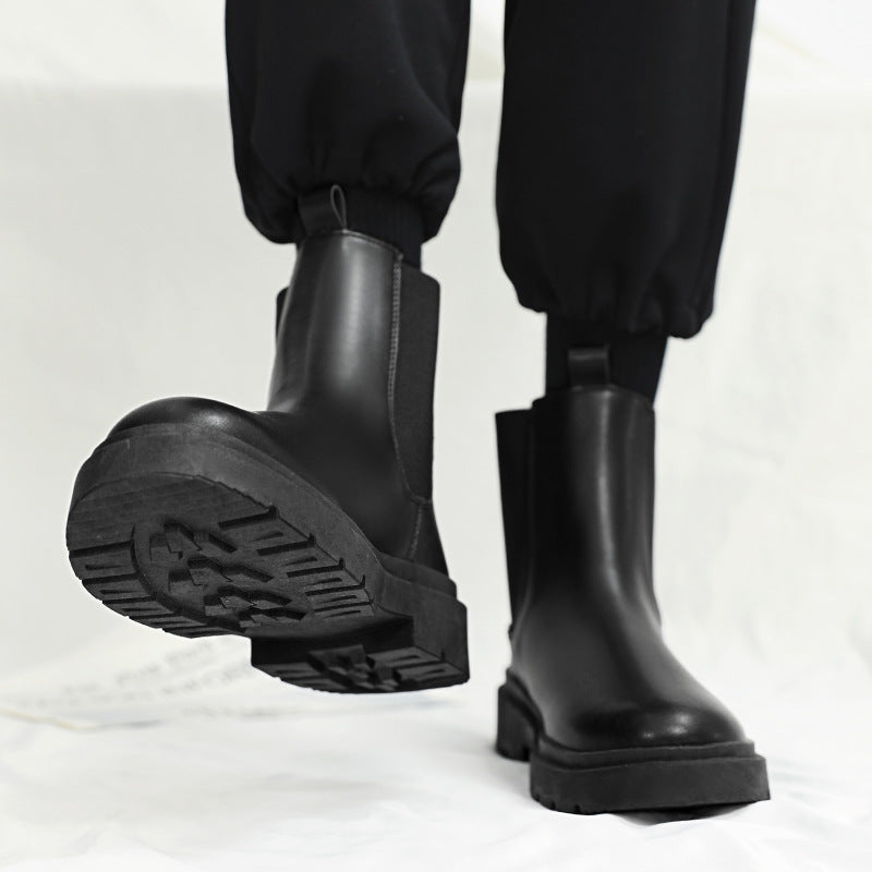 Damen Elegante Chelsea-Stiefel mit robustem Gummizug und rutschfester Sohle
