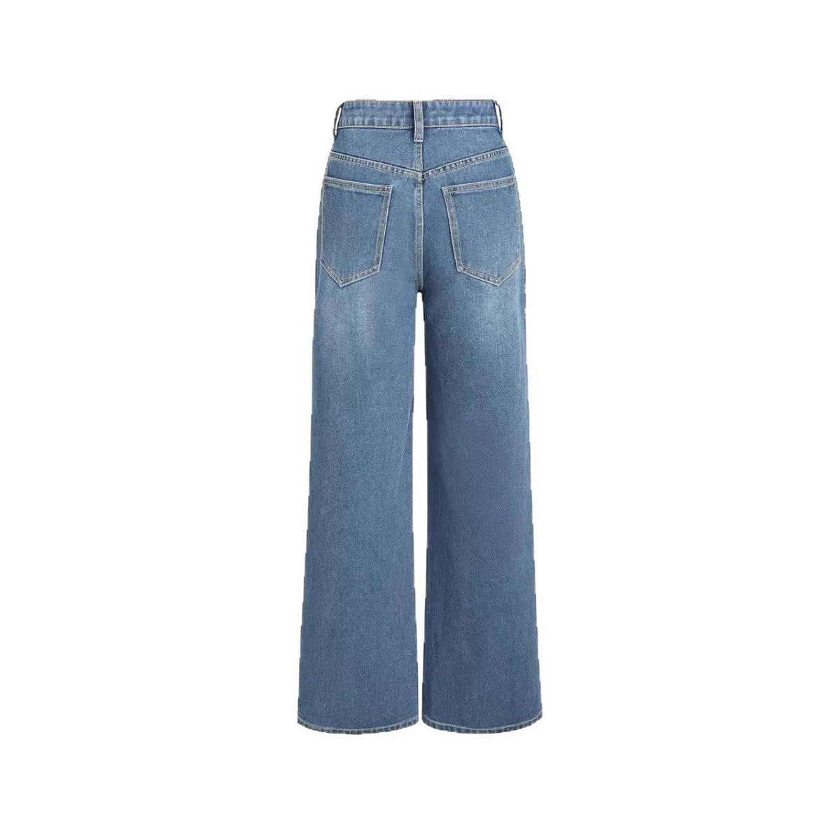 Damen Weitgeschnittene Denim-Jeans R&B