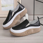 Damen trendige Slip-On Sneakers mit modischem Plateau R&B