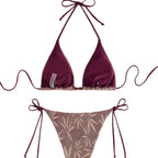 Damen Triangel-Bikini mit stilvollem Häkel-Design R&B
