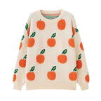 Damen Strickpullover mit verspieltem Obstdesign R&B