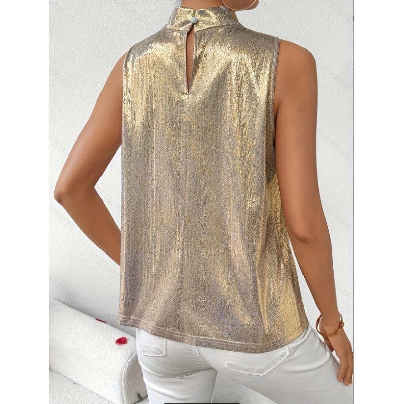 Damen Elegantes Oberteil mit edlem Stehkragen R&B
