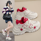 Damen Sportliche Chunky Sneakers mit modischem Design und stabiler Sohle