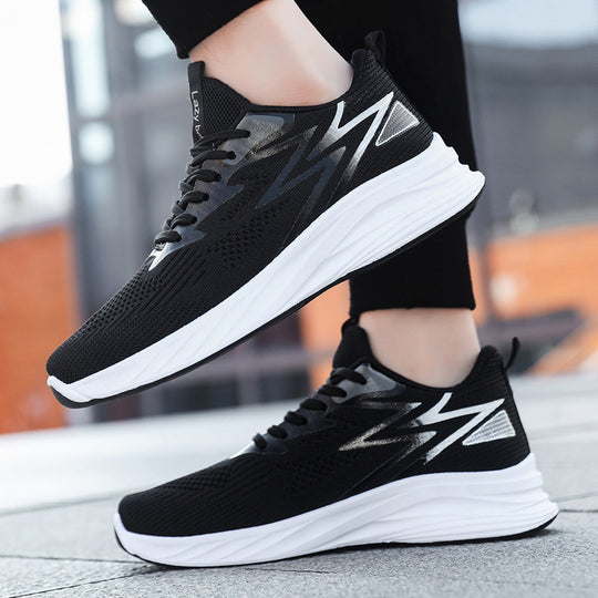 Damen Sportliche Lauf-Sneaker mit atmungsaktiver Oberflächenstruktur und dämpfendem Fußbett R&B
