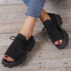Damen Sportliche Sandalen mit atmungsaktivem Obermaterial und rutschfester Sohle R&B