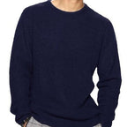 Herren Strukturierter Pullover mit Rundhalsausschnitt R&B