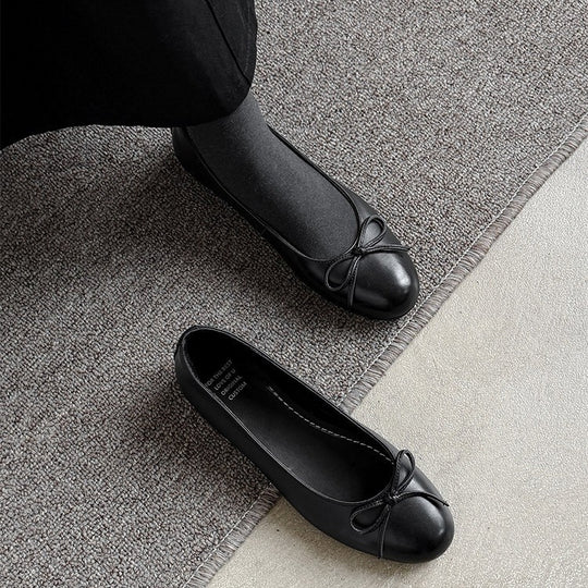 Damen Ballerinas mit dekorativem Schleifendetail R&B