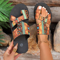 Damen Komfortable Riemen-Sandalen mit stylischem Ethno-Design R&B