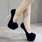 Damen elegante High Heel Schuhe mit hohem Plateau R&B