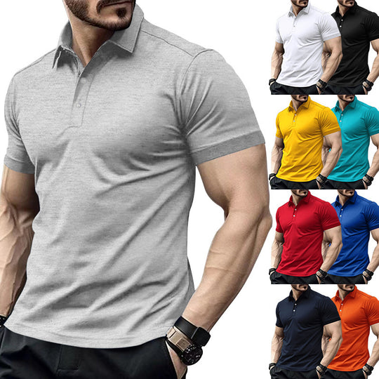 Herren Hochwertiges Kurzarm Poloshirt mit atmungsaktiver Technologie und modernem Schnitt R&B