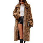 Damen Eleganter Kunstpelzmantel R&B