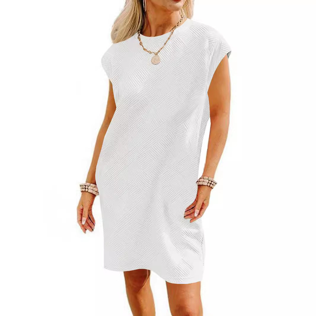 Damen Lockeres Sommerkleid mit strukturiertem Design und schickem Schnitt R&B