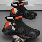 Damen modische wasserdichte Stiefeletten mit hohem Komfort und rutschfester Sohle R&B