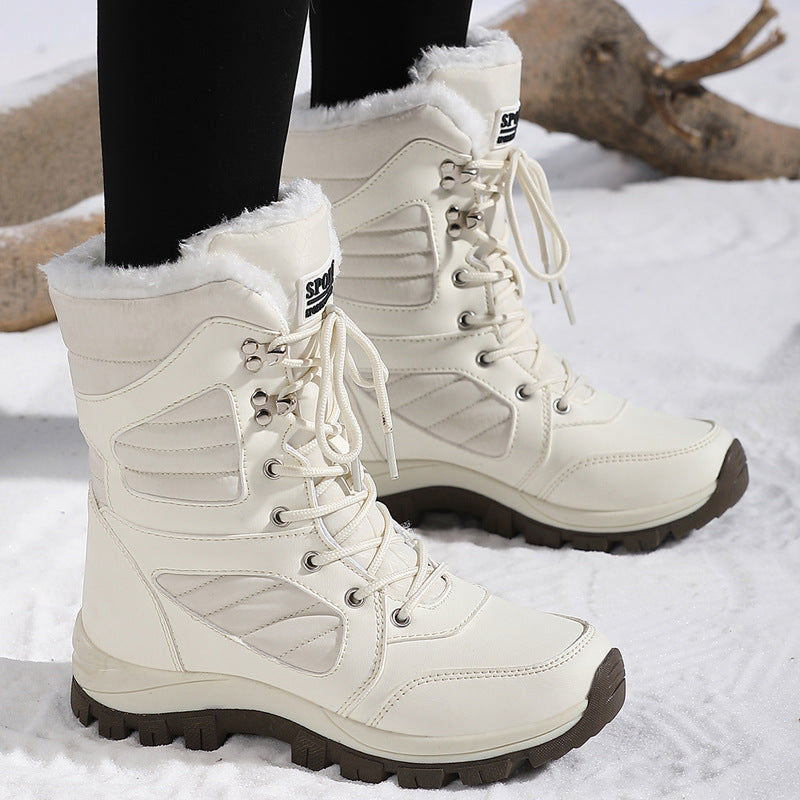 Damen Winterstiefel mit isolierendem Innenfutter und rutschfester Sohle R&B