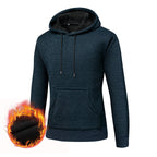 Herren bequemer Kapuzenpullover aus thermoregulierendem Material