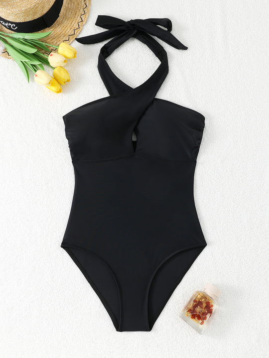 Damen Trendy Einteiler Badeanzug R&B