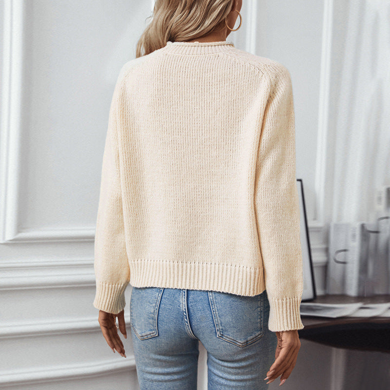 Damen Pullover mit festlichem Weihnachtsbaum-Motiv R&B