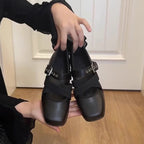 Damen Freizeit-Ballerinas mit elegantem Riemendesign und komfortabler Sohle