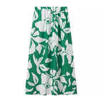 Damen Maxirock mit floralem Design und elastischem Bund R&B