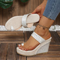 Damen Wedge-Sandalen mit atmungsaktivem Obermaterial und komfortablem Fußbett R&B