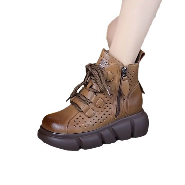 Damen Sportliche High-Top Sneakers mit atmungsaktiver Mesh-Oberfläche R&B