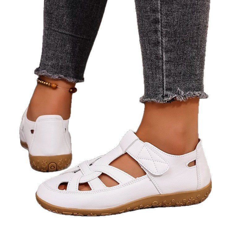 Damen Komfortable Freizeitschuhe mit verstellbarem Riemen R&B