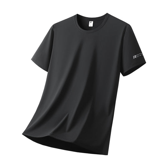 Herren nan atmungsaktives Funktionsshirt und elastische Laufshorts Sportset R&B