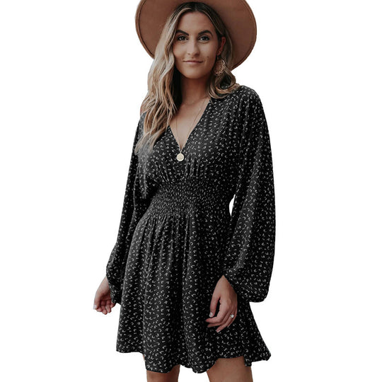 Damen zeitloses Kleid mit Raffungen R&B