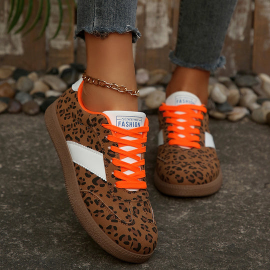 Damen modische Sneakers mit einzigartigem Tiermotiv und bequemer Dämpfung R&B