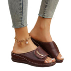 Damen Komfortable und atmungsaktive Plattform-Sandalen R&B