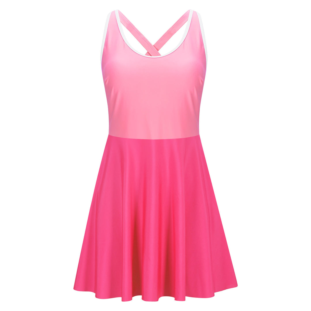 Damen Sportliches Schwimmkleid R&B