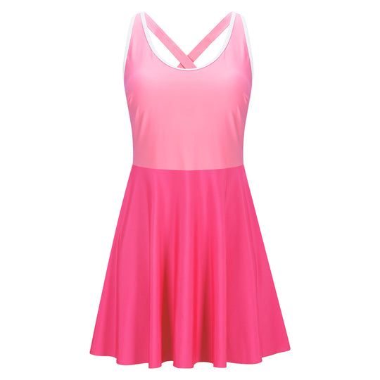 Damen Sportliches Schwimmkleid R&B