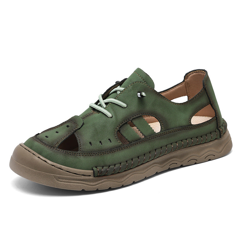 Herren Atmungsaktive Freizeitsandalen mit flexiblem Schnellschnürsystem R&B