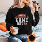 Damen Sportlicher Pullover mit trendy Grafikdesign R&B