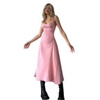 Damen Maxikleid mit elegantem Slitschnitt und figurbetontem Design R&B