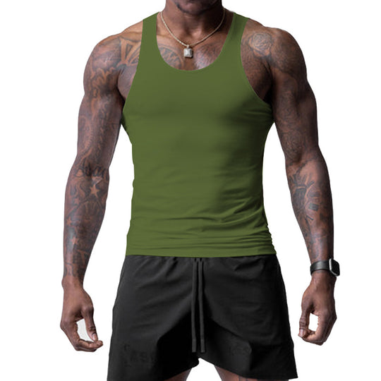 Herren Sportliches Tanktop und Shorts Set R&B