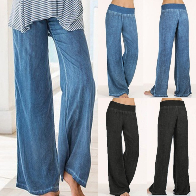 Damen lässige Weite Hose R&B