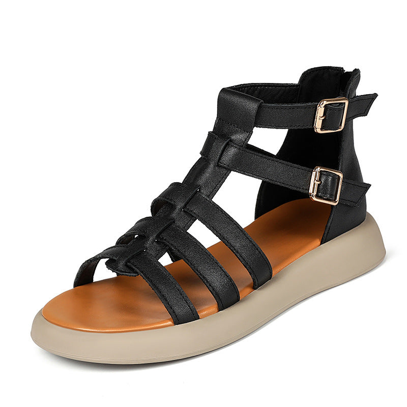 Damen Sandalen im modernen Design mit verstellbaren Riemen und komfortabler Sohle R&B