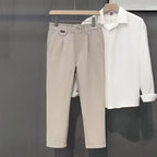 Herren schlanke Chino-Hose mit elegantem Schnitt und atmungsaktivem Material