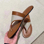 Damen Zehentrenner-Sandalen mit ergonomischem Riemendesign und rutschfester Sohle R&B