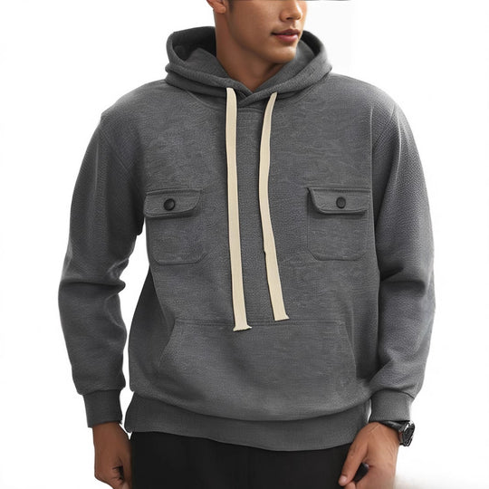 Herren Kapuzenpullover mit praktischen Taschen und modernem Design R&B