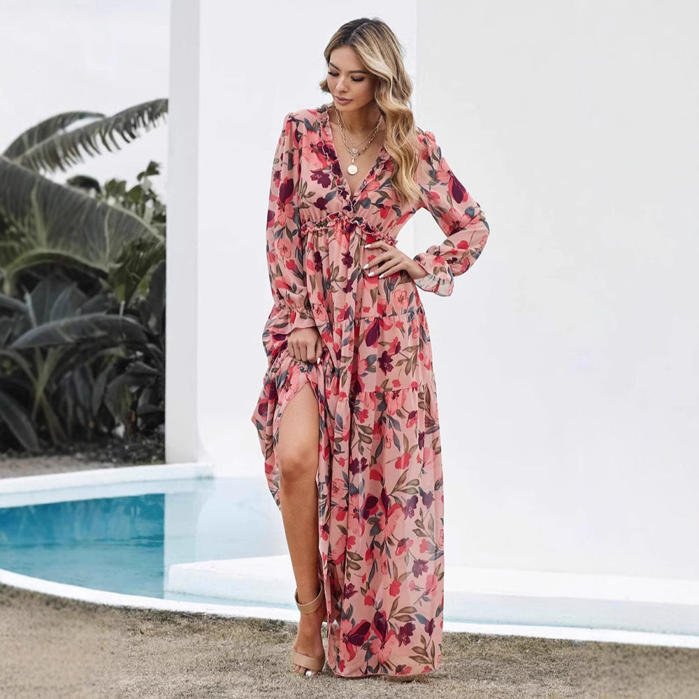 Damen Maxikleid R&B